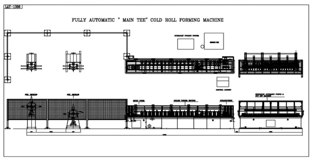 Building Material Drywall Ceiling System Making machinery Steel Frame Roll Forming Machine