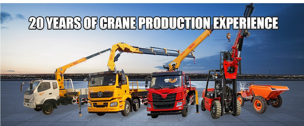 Bob-Lift Sq2za1 Lifting Truck Crane 2 Ton Small Mini Hydraulic Grua Lorry Mobile Knuckle Boom Crane